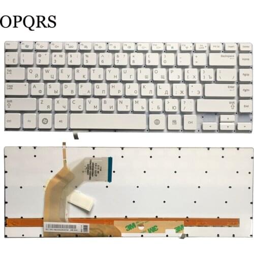 NEW Russian laptop Keyboard For SAMSUNG Q470 Q468 NP-500P4A 500P4C NPQ470 white RU keyboard backlight