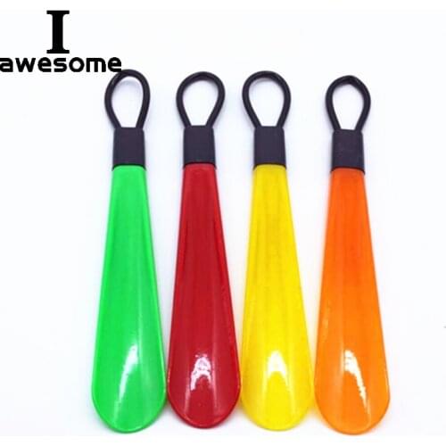 New 30cm Easy To Carry Plastic Handle Shoes horn Artifact Pull Pumping Shoes 28cm Professional Women Men Shoe Horn Shoes Spoon