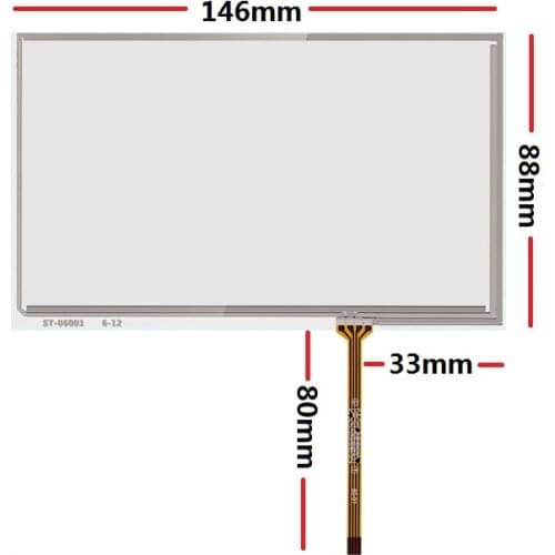 New 6-inch touch screen 146*88mm suitable for TM060RDH01/ handwriting screen /V060FW02-A12\A060FW02