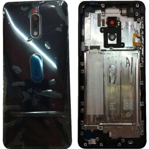 ZUCZUG New Metal Rear Housing For Nokia 6 Battery Cover Case Back Housing N6 Repair Part Single / Dual SIM Card