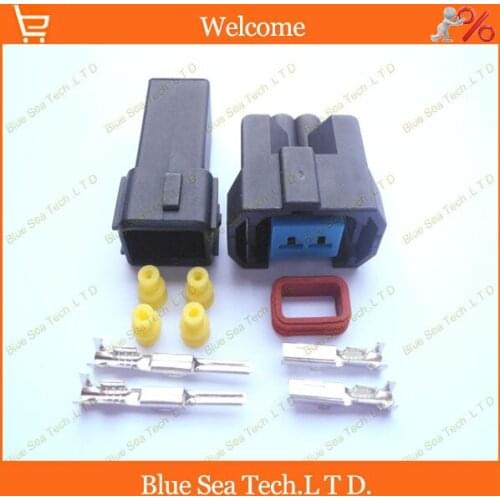Sample,2 sets 2Pin Oil nozzle plug/connector,Fuel spray nozzle connector for Honda Charade car ect.Methanol refit