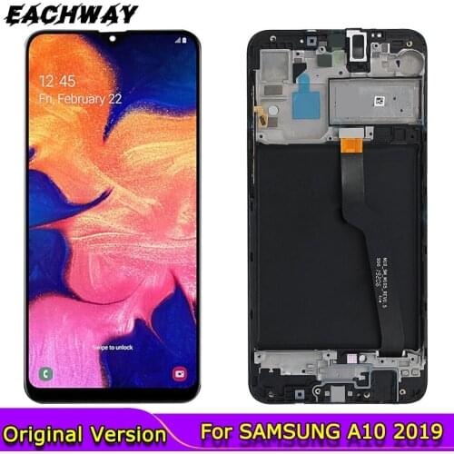 ORIGINAL 6.22'' LCD for SAMSUNG Galaxy A10 2019 Display Touch Screen Digitizer Assembly SM-A105 A105F A105G LCD For SAMSUNG A10