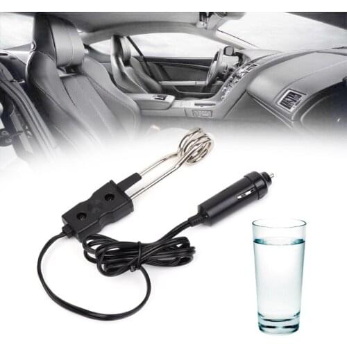 24V Portable Electric Car Boiled Water Tea Immersion Heater For Camping Picnic