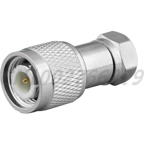 RF electrical TNC-F adapter TNC male plug to F male straight adapter