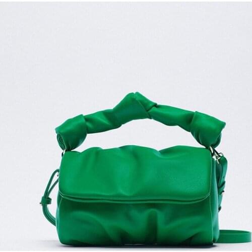 Women Mini Black Cloud Fold Bag 2021 New Winter Brand Deginer Soft Leather Female Shoulder Crossobody Bags Sacs Porté Épaule