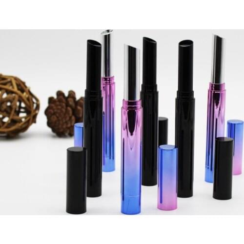 10/20/50/100pcs/lot Handmade DIY Empty Black/Gradient Pink Blue Lipstick Pen Wax Tube Cosmetic Subpackage Container Makeup Tools