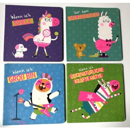 2 Books Parent child kids baby Early education French learning reading book Lovely picture pocket cardboard book Age 2 - 6