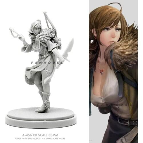 38mm Resin model kits figure beauty colorless and self-assembled A-456