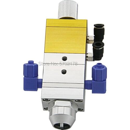 BY-30AB double cylinder double liquid suction type adjustable AB double liquid dispensing valve pneumatic AB valve