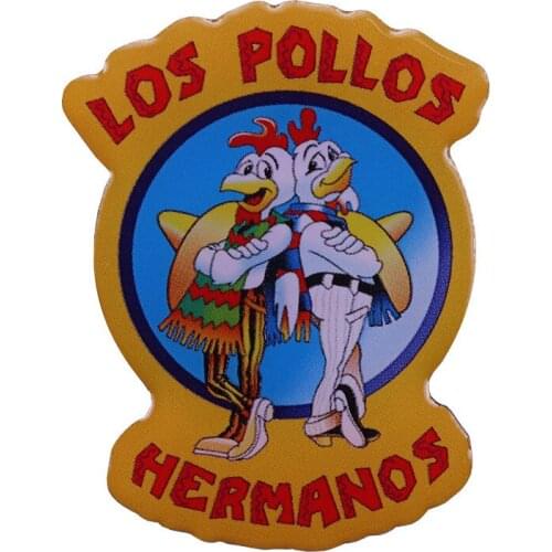 DB720 Chicken Cartoon Metal Brooch Button Pins Denim Jacket Pin Jewelry Decoration Badge for Clothes Lapel Pins