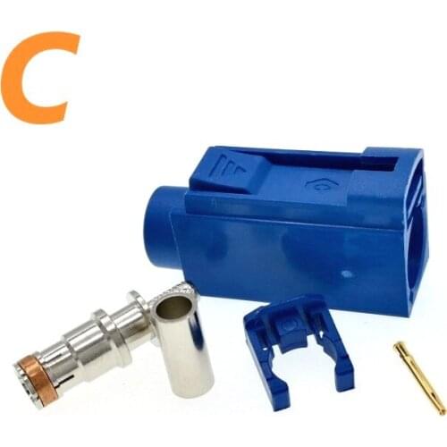 Fakra SMB C 5005 Female Jack Connector RG316 RG174 LMR100 For GPS Telematics Navigation