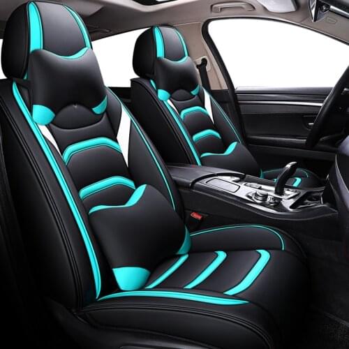 Leather car seat cover For hyundai i30 ix35 i20 i10 solaris creta i40 tucson kona terracan coupe santa fe accent accessories