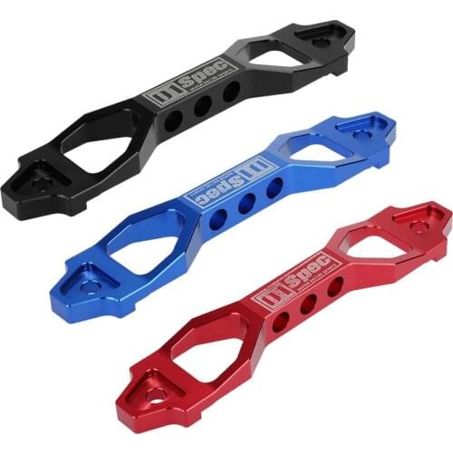 KKMOON Aluminum Alloy Tie Down Brace Car Battery Fasten Bracket Modification Accessories for Honda Civic 2002-2005 Hatchback