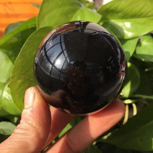 Natural obsidian cures the healing of natural crystal spheres