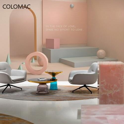 Colomac Custom European Geometric Pattern Wallpaper Bedroom Living Room Color Matching Mural Wall Decoration Home Drop Shopping