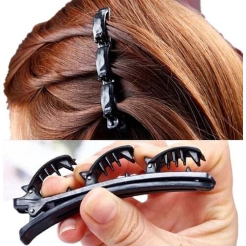 MeiLD Double Layer Bands Clip Hairbands Fashion Plastic Braided Headband Punk New Knitting Womens Headwear Hair Accessories