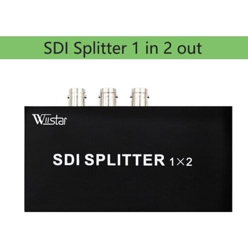 Wiistar SDI Splitter 1x2 Multimedia Support 1080P TV Video For Projector Monitor Camera free shipping