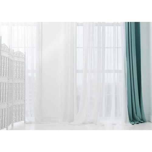 White Curtain Screen Photographic Backdrop Customized Background for Pets Children Portrait Baby Indoor Photocall Photo Studio