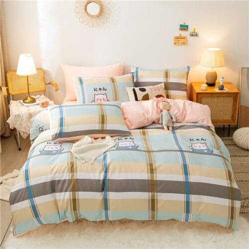 Cat Pattern Duvet Cover 220x240 Pillowcase 3Pcs,200x200 Quilt Cover Bed Cover,Bedding Set Blanket Cover