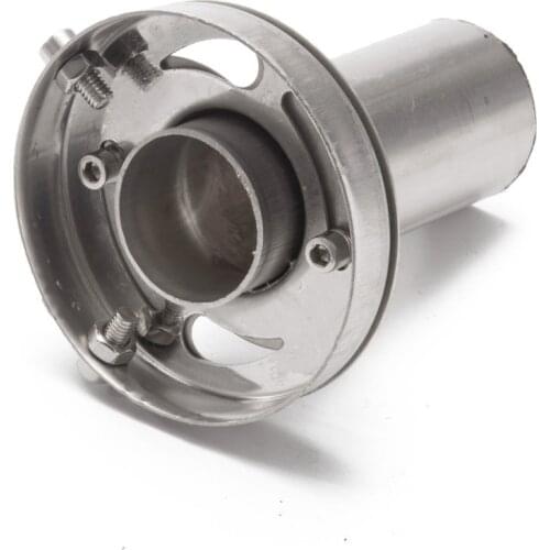 Universal 3.5" /4'' / 4.5'' Round Tip Removable Adjustable Silencer Exhaust Catback System Stainless Steel Muffler Tipe