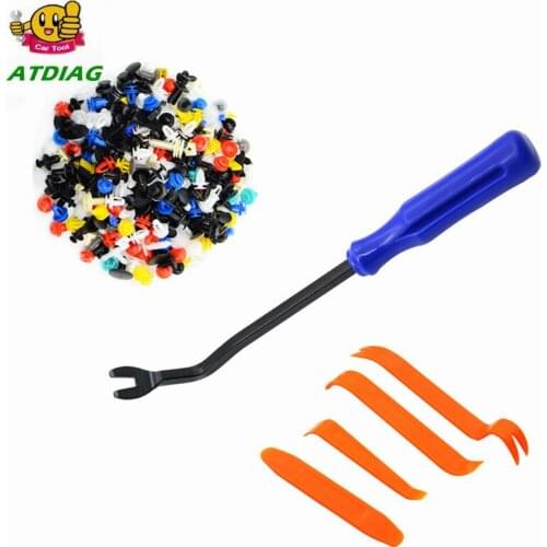 50/100PCS Mixed Auto Fastener Vehicle Car Bumper Clips Retainer Fastener Rivet Door Panel Fender Liner Universal Fit for Car