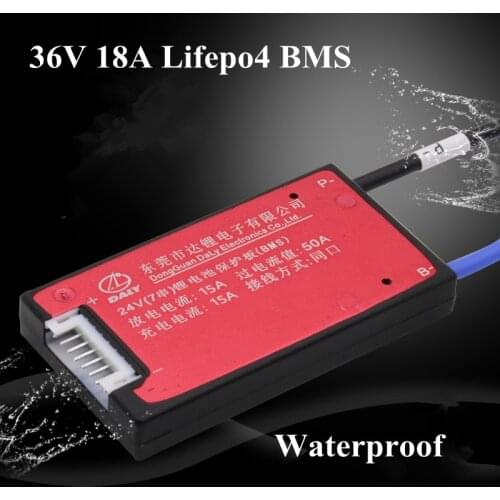 12S Lifepo4 Bms 18A Discharge 36v 18a Lifepo4 Electric Bike Pcm and Bms Protection Board for Battery 36v 500w 600w Motor E Bike