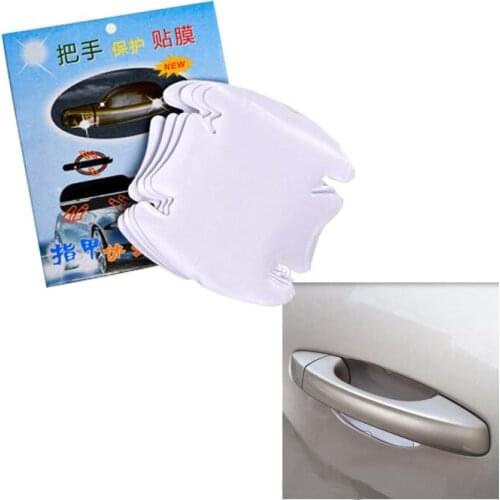 20 packs Car Door Handle Protective Film Protection Sticker Transparent Stickers Car-styling Auto Accessories