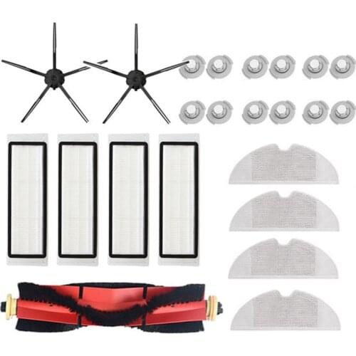 23Pcs Parts for XiaoMi Roborock S5 Max S50 S6 Accessories Vacuum Cleaner Parts HEPA Filter Main Brush Side Brush