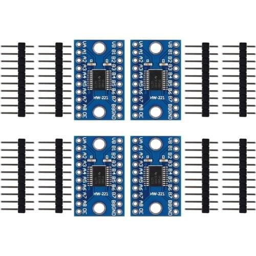 4Pcs TXS0108E 8 Channel Logic Level Converter Bi-Directional High Speed Full Duplex 8 Way Shifter 5V to 3.3V for Arduino