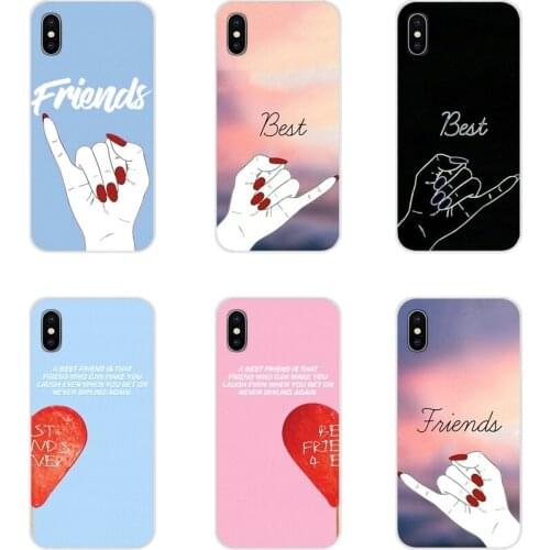 Accessories Phone Cases Covers best sisters and best friend For Samsung Galaxy S2 S3 S4 S5 Mini S6 S7 Edge S8 S9 S10E Lite Plus