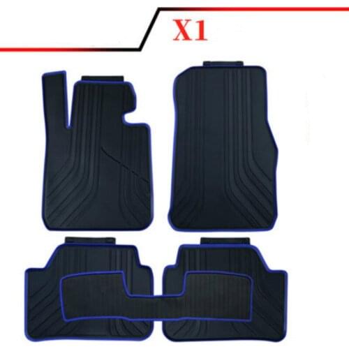Car Floor Mats for BMW X1 2012-2019 Year Custom No Odor Front and Rear Carpets Waterproof Rubber