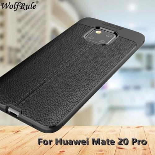 For Huawei Mate 20 Pro Case Huawei Mate 20 Pro Cover Silicone Soft Rugged Design Case For Huawei Mate 20 Pro Mate20 Pro 6.39"
