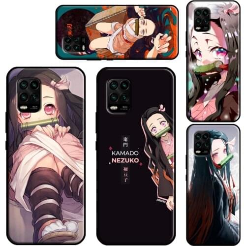 Netsuko Kimetsu no yaiba Phone Case For Xiaomi Mi 10T Pro 9 10 11 Lite Ultra A3 POCO F3 F1 F2 M3 Pro X3 Soft Cover