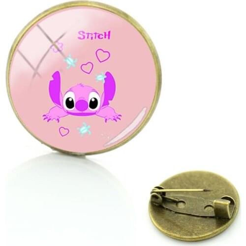 Disney Star Baby Badge Glass Cabochon Brooch Pin Bag Clothes Hat Accessories Fans Jewelry Gift