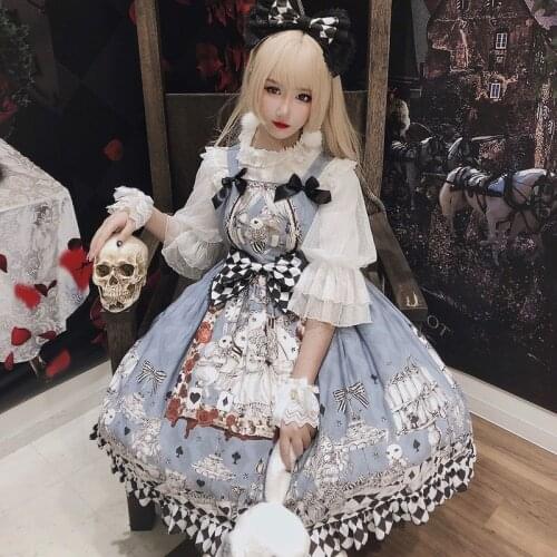 Baby Doll For Woman Lolita Dress Women Harajuku Cool Sleeveless Punk Suspender Dress Girls Vintage Dark Funeral Kawaii Jsk Dress