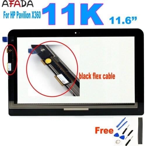 11.6" Front Glass Touch Digitizer For HP Pavilion X360 11K 11-K Series Touch Digitizer LCD Display Assembly