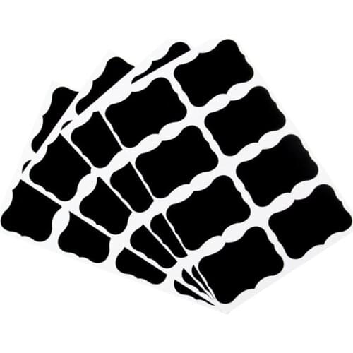 Chalkboard Blackboard Label Removable And Self-adhesive Sticker Label Vinyl Chalkboard Label Sticker Bottle Jars Organization