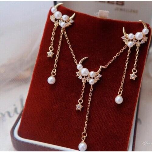 925 Sterling Silver Gorgeous Necklace Earrings Set Mountings Findings Beautiful Jewelry Set Parts Fittings Womens Accessories