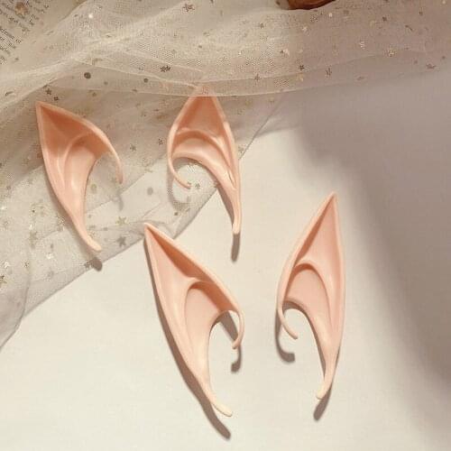 Halloween Elven Elf Ears Costumes Party Cosplay Anime Pointed vampire Fairy Vampire Ears Fairy Cosplay Photo Toys