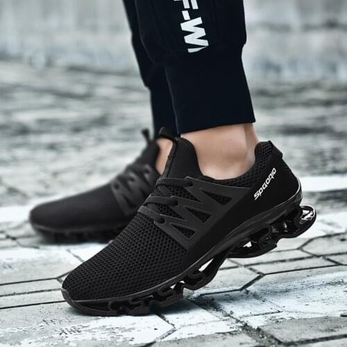 Unisex Sneakers Women Men Blade Running Shoes Outdoor Breathable Jogging Sport Footwear Damping Training Couple Shoes Big Size