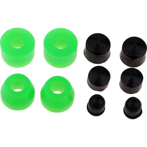 Pack of 10 Premium Skateboard Bearings Bushings 85a, Cups Set, Cups -3 Sizes
