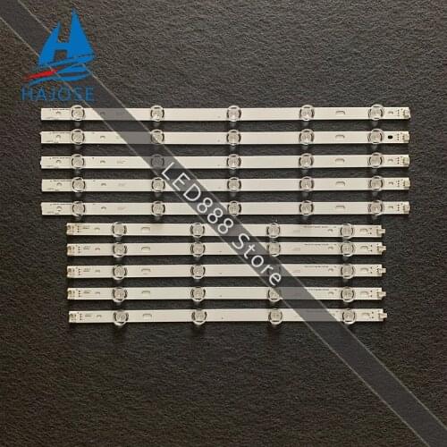 New Kit 10 PCS LED backlight strip for LG 42LN5708 42LN575S 42LN5300 42LN5406 42LN5750 innotek POLA2.0 POLA 2.0 42 inch A B