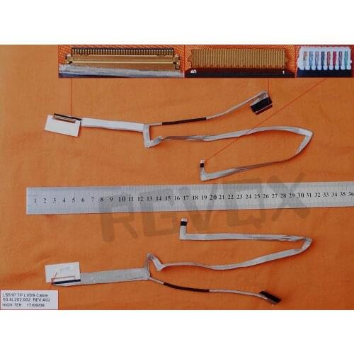New Laptop LCD Cable for Lenovo Ideapad S510P LS51P With Touch PN: 50.4L202.002 Notebook LCD LVDS Cable