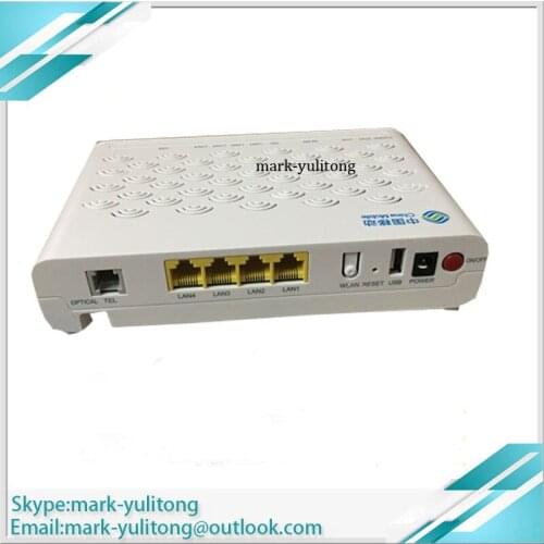 Original ZTE ZXHN GPON onu F623, 1GE + 3FE port with 1 voice ports + WIFI ONT, English interface