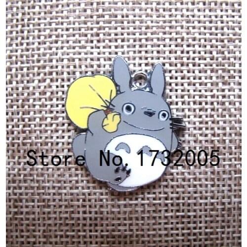 New 20 pcs Cartoon My Neighbor Totoro Charm Pendants DIY Jewelry Making Free Shipping W-210
