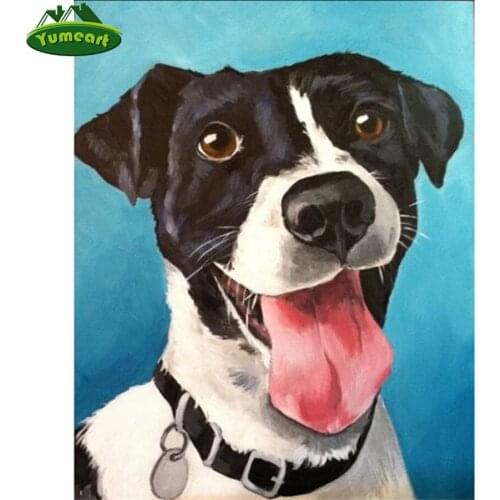 Needlework Diamond Embroidery Animal Diamond Mosaic DIY Rhinestones dog Picture Diamond Painting Cross Stitch Sale Needle Gifts