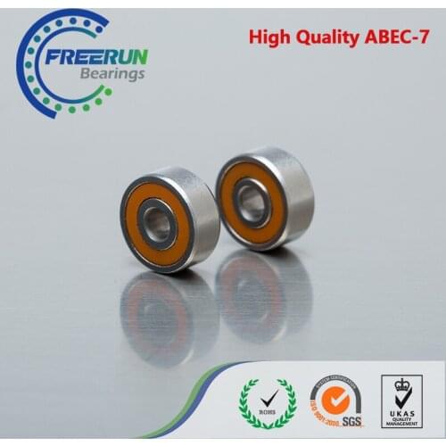 S623 2RS carretel de pesca rolamento 3X10X4 2PCS S623 2OS CB ABEC7 Stainless Steel Hybrid Ceramic Fishing Reel Shaft Bearings