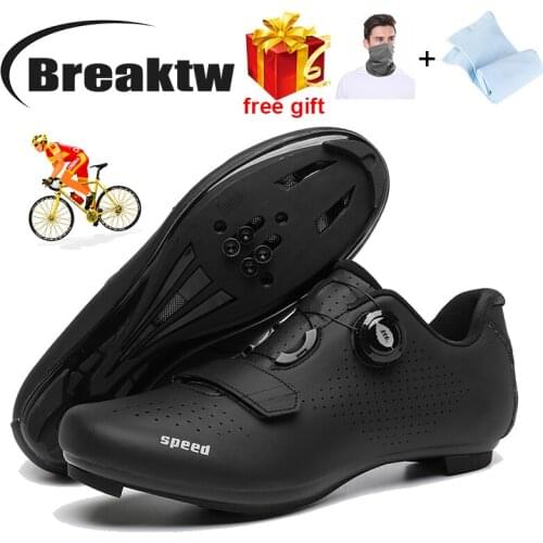 Road Men'Road Racing Cycling Shoes Rotating Womens Mtb Cycling Shoes Men Mountain Biking Sneakers Ultralight Cycling Lock Shoes