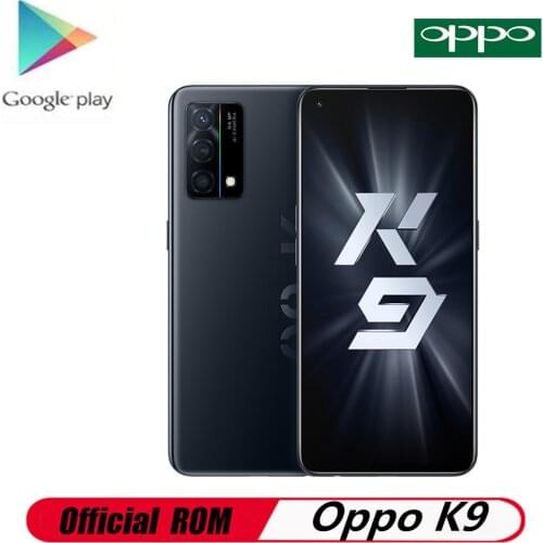 In Stock Oppo K9 5G Smart Phone 8GB RAM 128GB ROM Android 11.0 65W Super Charger Snapdragon 768G 64.0MP 6.43" 90HZ 2400X1080 OTG