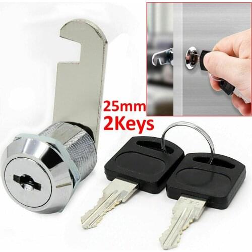 5PC/Set 16/20/25/30mm Cam Mailbox Lock Door Closing Lever With Keys Barrel Drawer Cabinet Mail Box Locker Cupboard